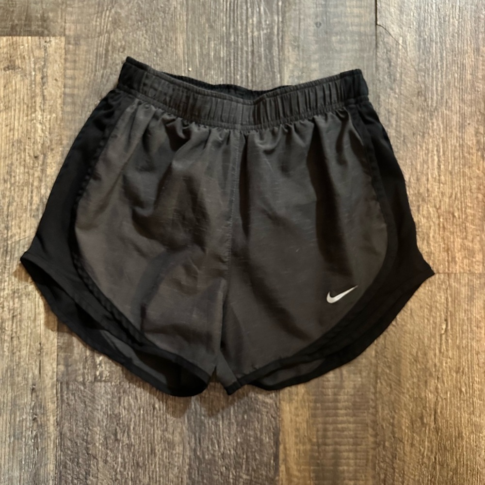 Nike Black/Charcoal Gray Running Shorts